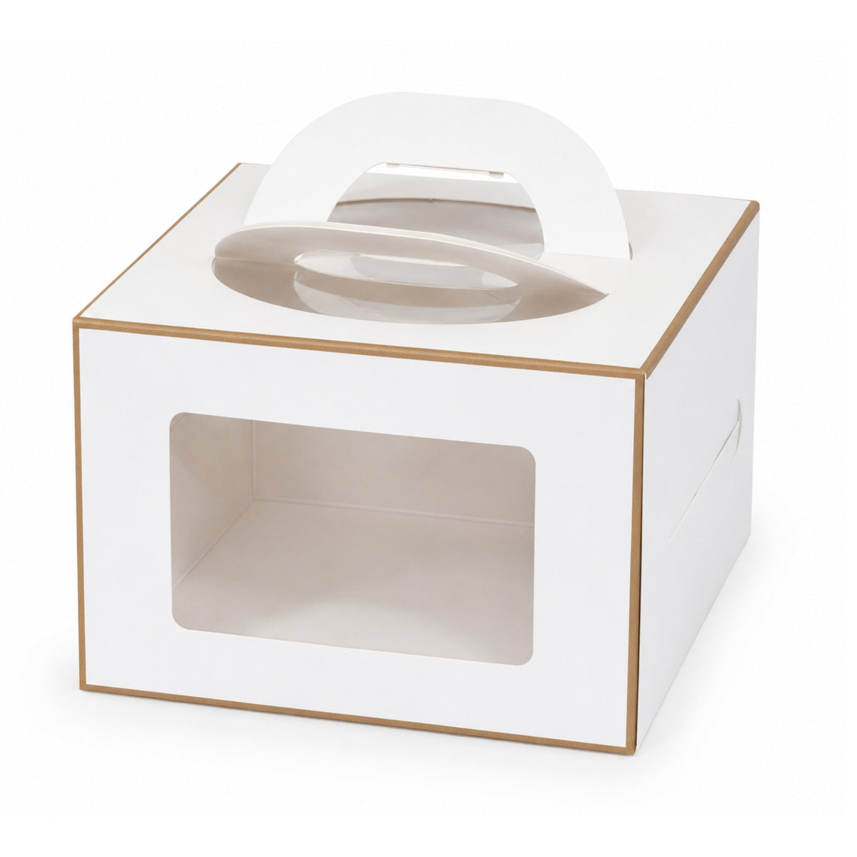 Cake Box with Handle and Front Window 1,000pcs