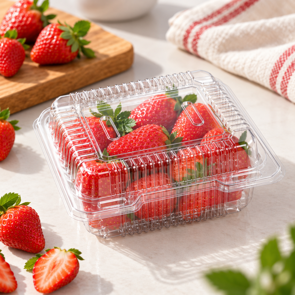 Clamshell Container Square (250g) 500pcs