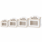 Cake Box with Handle and Front Window 1,000pcs