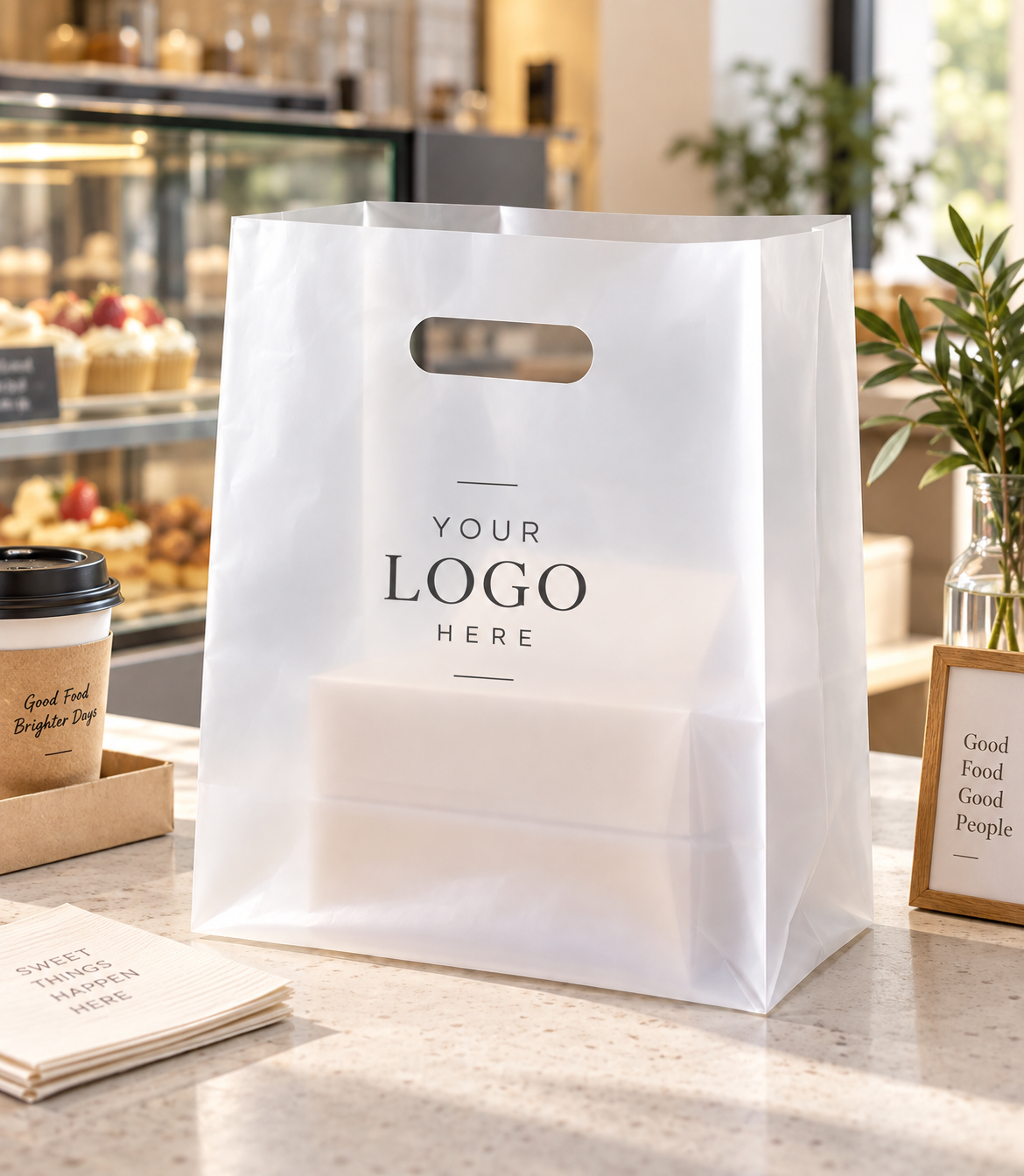 Plastic Takeaway Bags 5,000pcs
