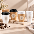 Plain & Custom Paper Cups 9oz (280ml) 1,000pcs