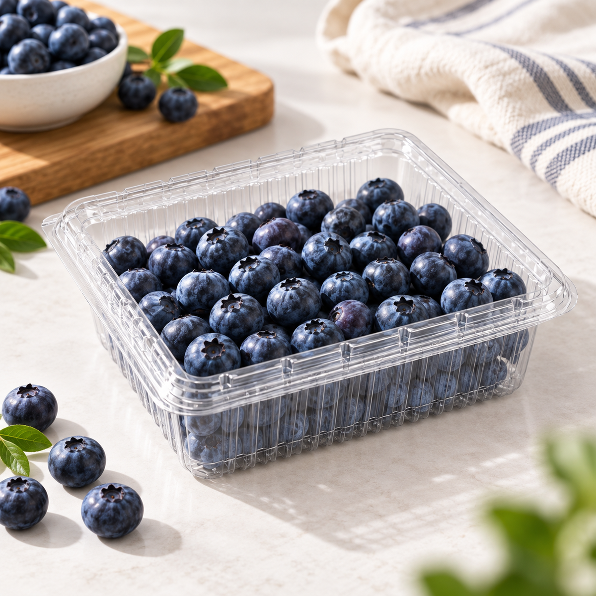 Clamshell Container Rectangle (500g) 300pcs